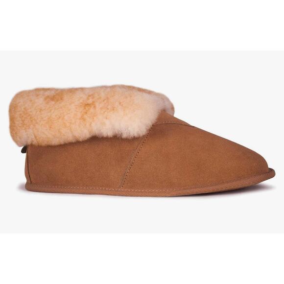 Cloud Nine Sheepskin Fuzzies Men's Soft Sole Bootie Slipper, Size 12 M Shoes - Picture 1 of 6